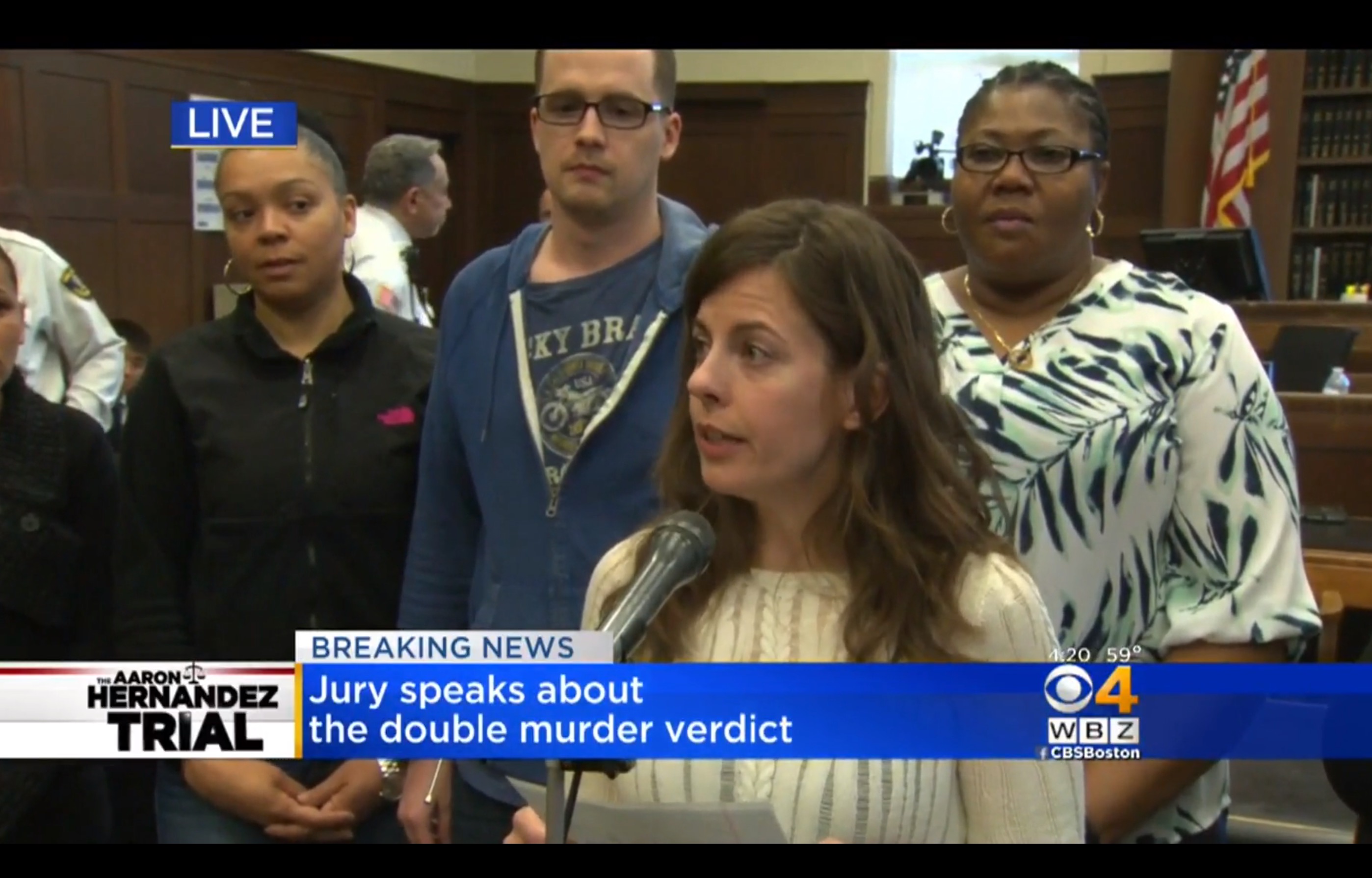 WATCH Aaron Hernandez Jury Foreperson Speaks Out About the Verdict