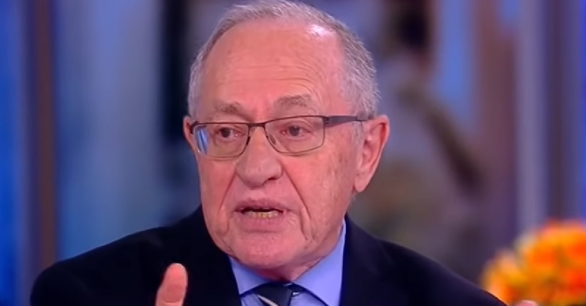Alan Dershowitz Responds to Criticism of 1997 OpEd Law & Crime