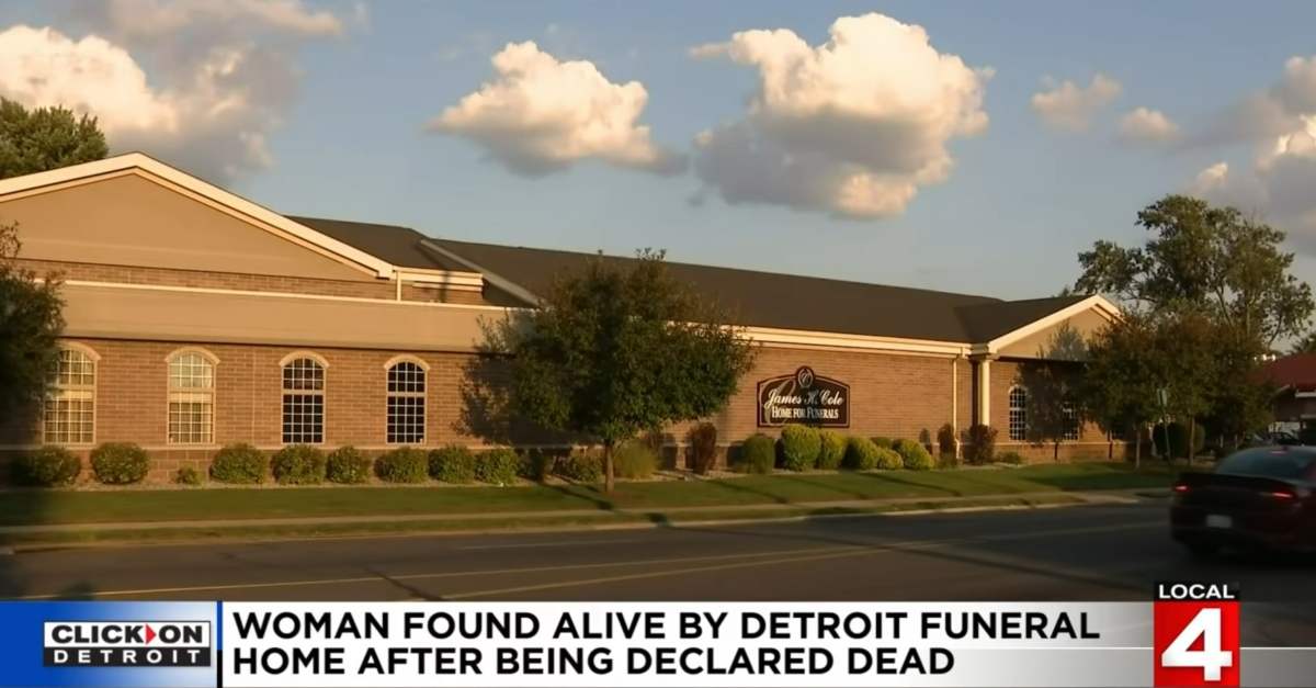 Person Found Alive at Funeral Home in Detroit Law & Crime