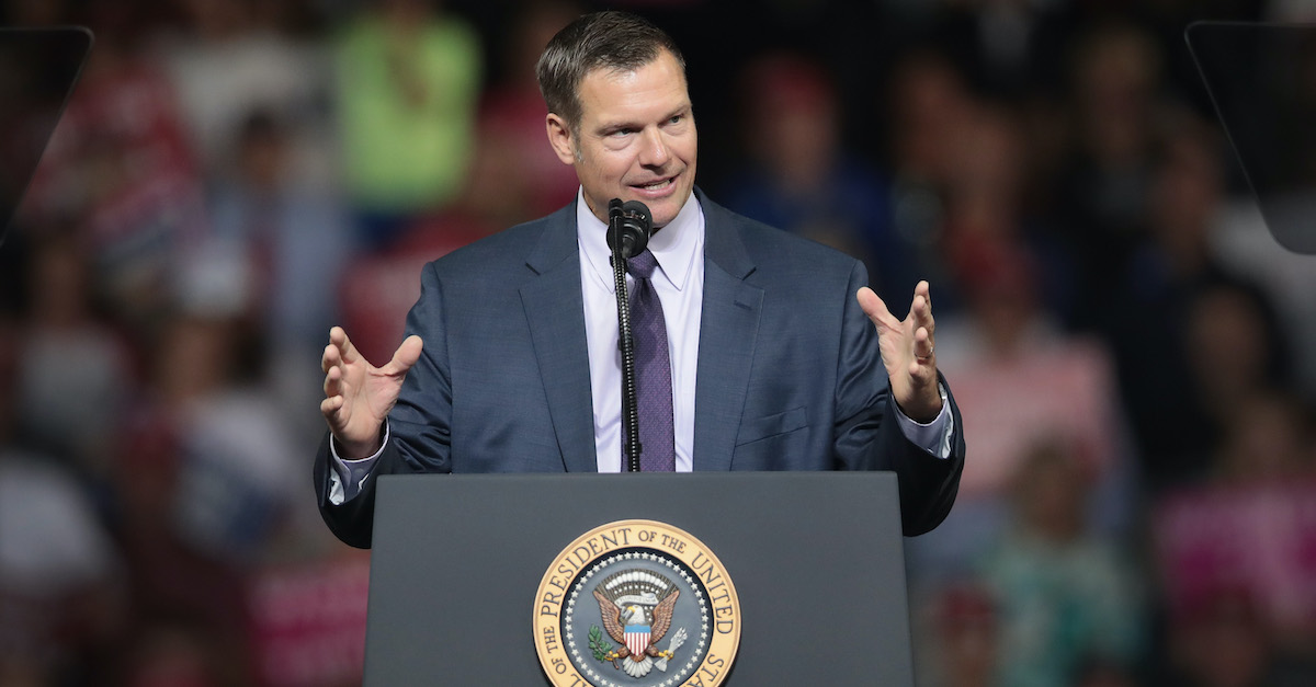 Kris Kobach Can't Move We Build the Wall Assets - Vimarsana News