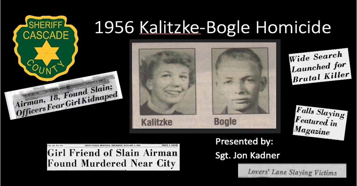 Montana Solves Lloyd Bogle, Patricia Kalitzke Murders with DNA Evidence