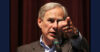 Governor Greg Abbott points to a reporter during a press conference on May 27, 2022. (Photo by Michael M. Santiago/Getty Images.)