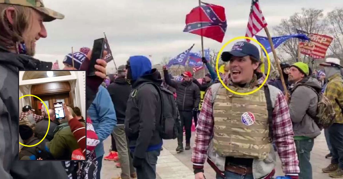 Man who faced off with guards on Jan. 6 faces felony charge