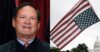Left FILE - Associate Justice Samuel Alito joins other members of the Supreme Court as they pose for a new group portrait, at the Supreme Court building in Washington, Oct. 7, 2022. Alito says Congress lacks the power to impose a code of ethics on the Supreme Court, making him the first member of the court to take a public stand against proposals in Congress to toughen ethics rules for justices in response to increased scrutiny of their activities beyond the bench. (AP Photo/J. Scott Applewhite, File); Right: