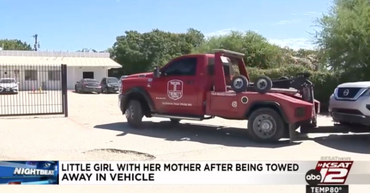 Girl, 5, sleeping in car towed away as pregnant mom watched