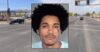 Inset: Daniel Lanks (KSAZ). Background: The area near 48th Street and Broadway Avenue Road in Phoenix, Ariz., where Daniel Lanks allegedly ripped out a stranger's eye (Google Maps).