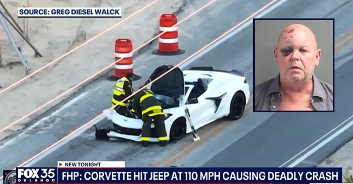 Driver of brand-new Corvette slams into septuagenarian couple in Jeep at 110 mph: Cops