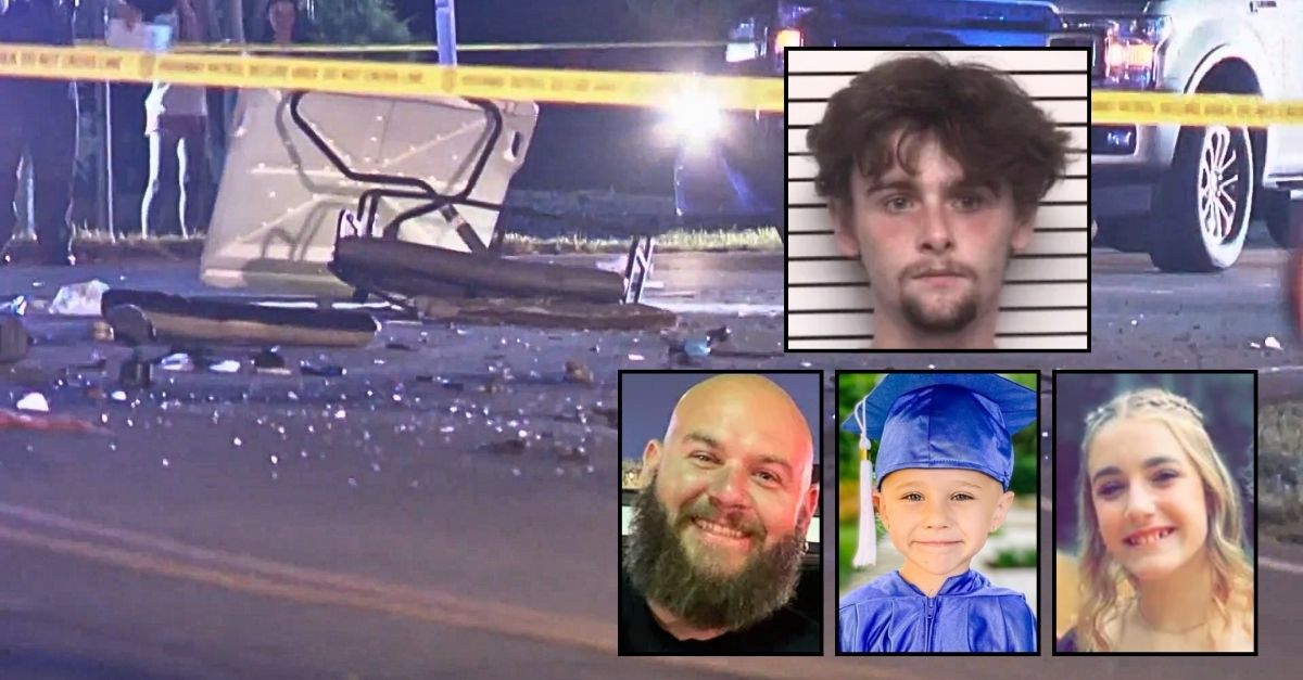 Drunk driver wiped out family riding in golf cart, leaving a dad and 2 of his kids dead