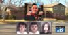 Insets, clockwise from top: Victim Michael Ryan Burke and murder suspects Alexis Baumann, Kobe Aust and Joseph Crane (Facebook/Boone County Sheriff's Office). Background: Michael Ryan Burke's home in Missouri where he was shot and killed during an alleged Facebook Marketplace "ruse" to steal his iPhone (KRCG).