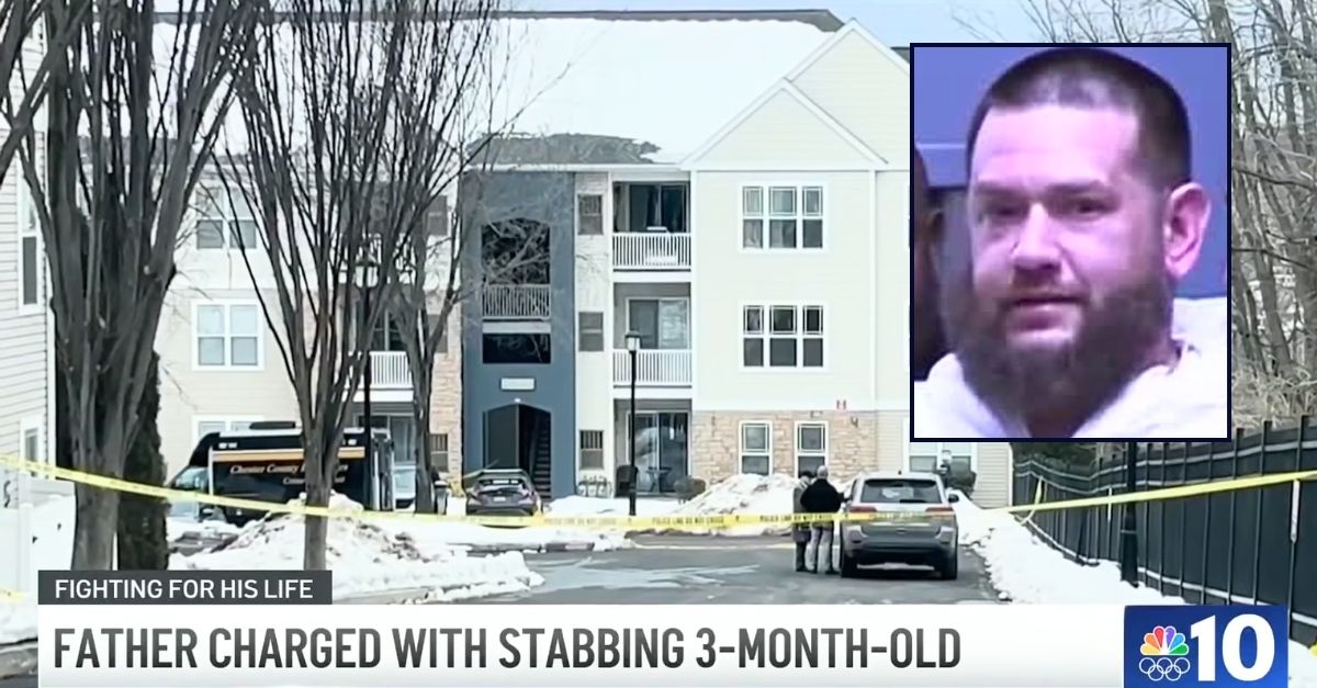 Father stabbed 3-month-old son and 'threw the infant in the snow' after telling the child's mother he needed to 'sacrifice the baby,' cops and prosecutors say