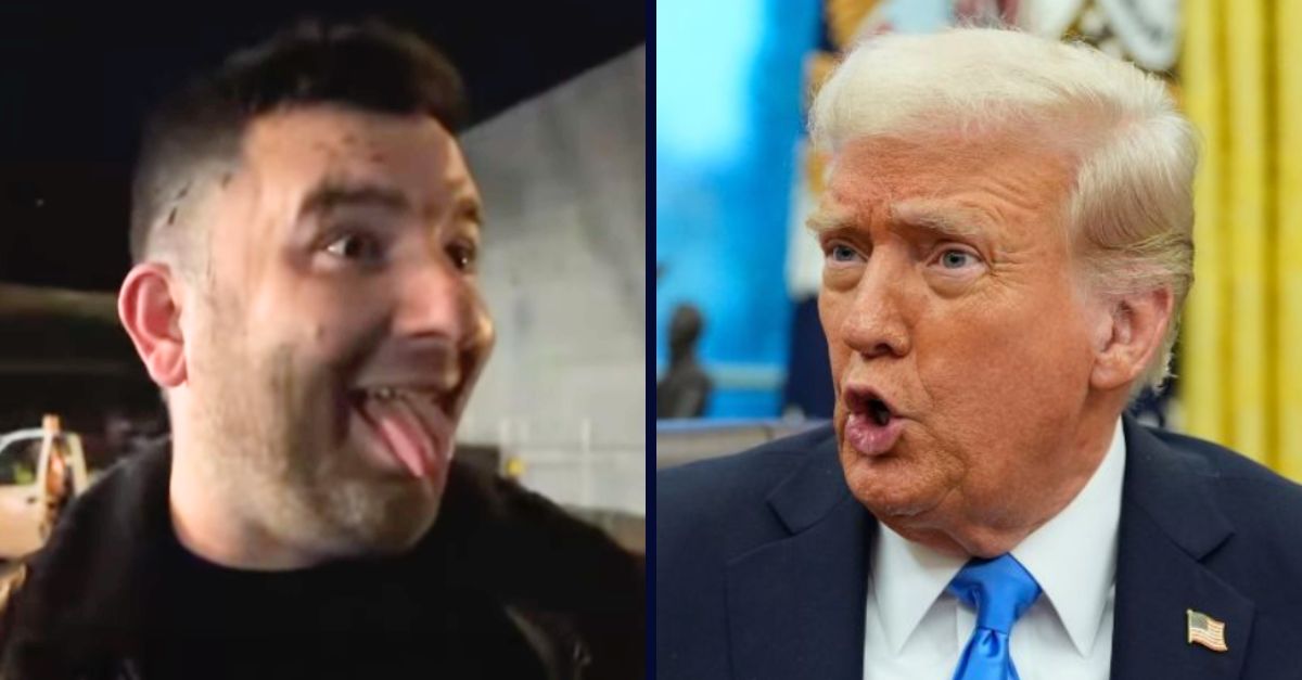 'Mag dump Trump': Military vet accused of threatening to kill president while stockpiling guns and explosives arrested on new charges moments after appearing in court