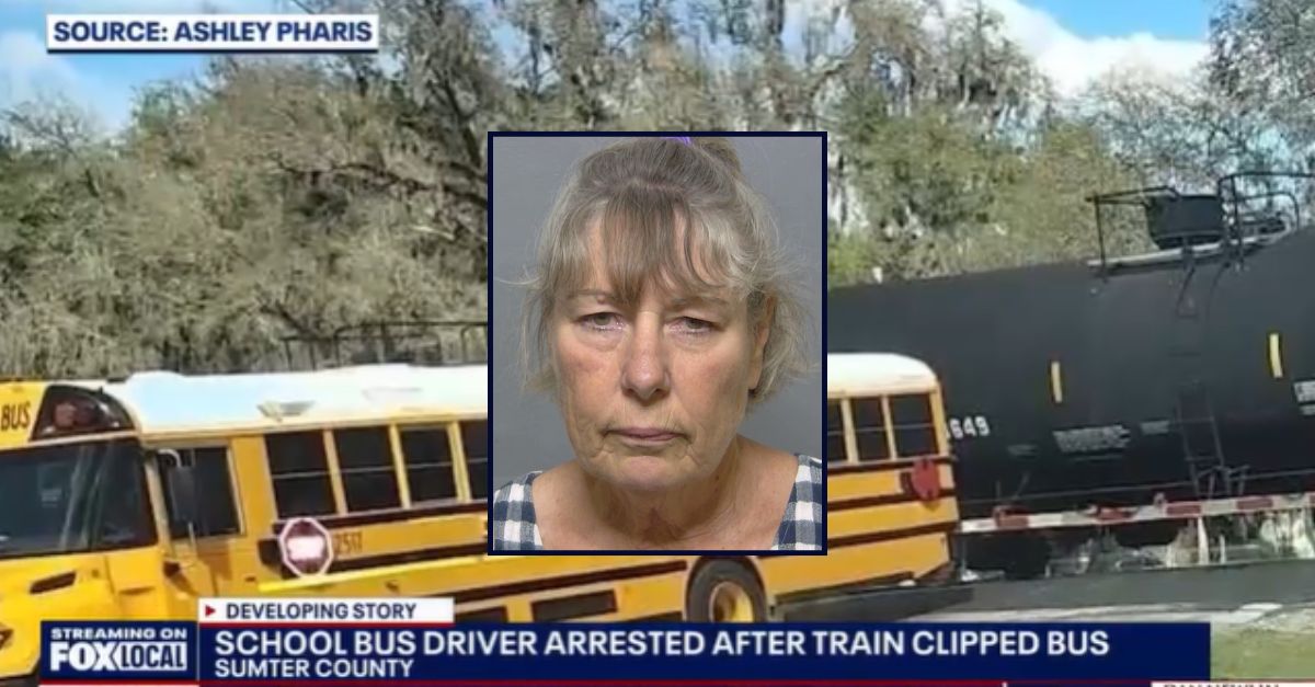 Driver ignored railroad crossing signal leading to train clipping bus full of kids: Cops