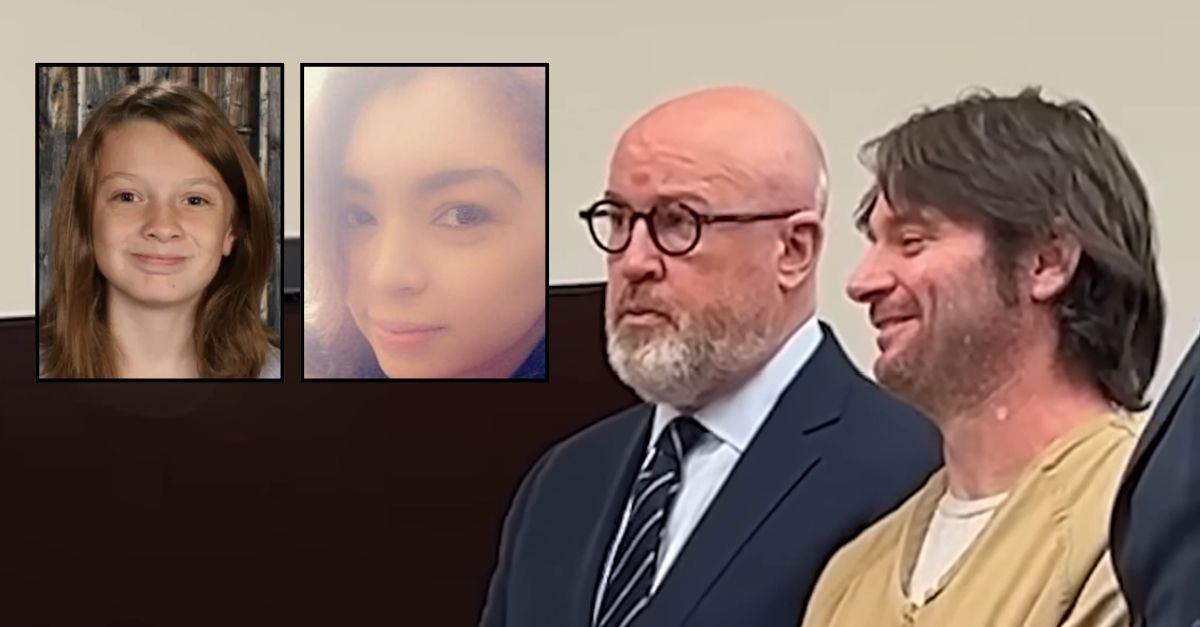 Man who murdered 11-year-old son, girlfriend with a shotgun giggled in court