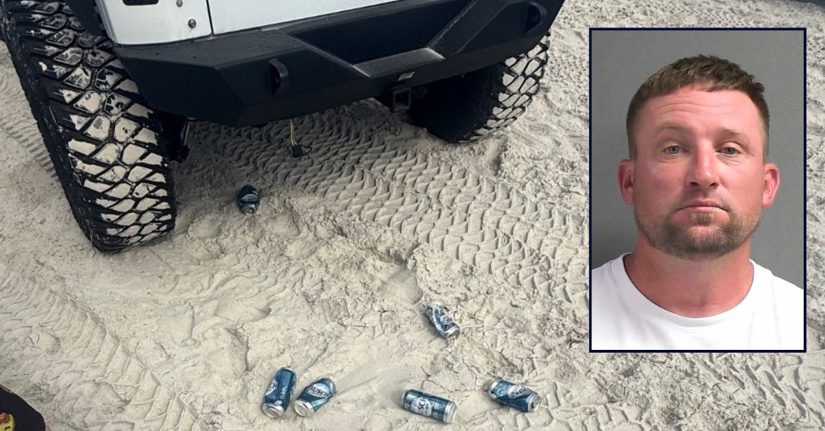 Jeep driver who hit 3-year-old at the beach had 'several empty beer cans left behind' his car, police say