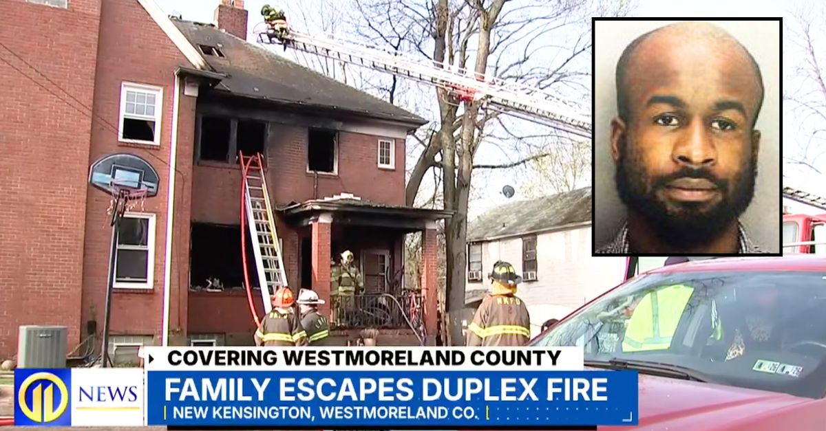 Woman had to throw kids from burning roof when man lit their duplex on fire: DA