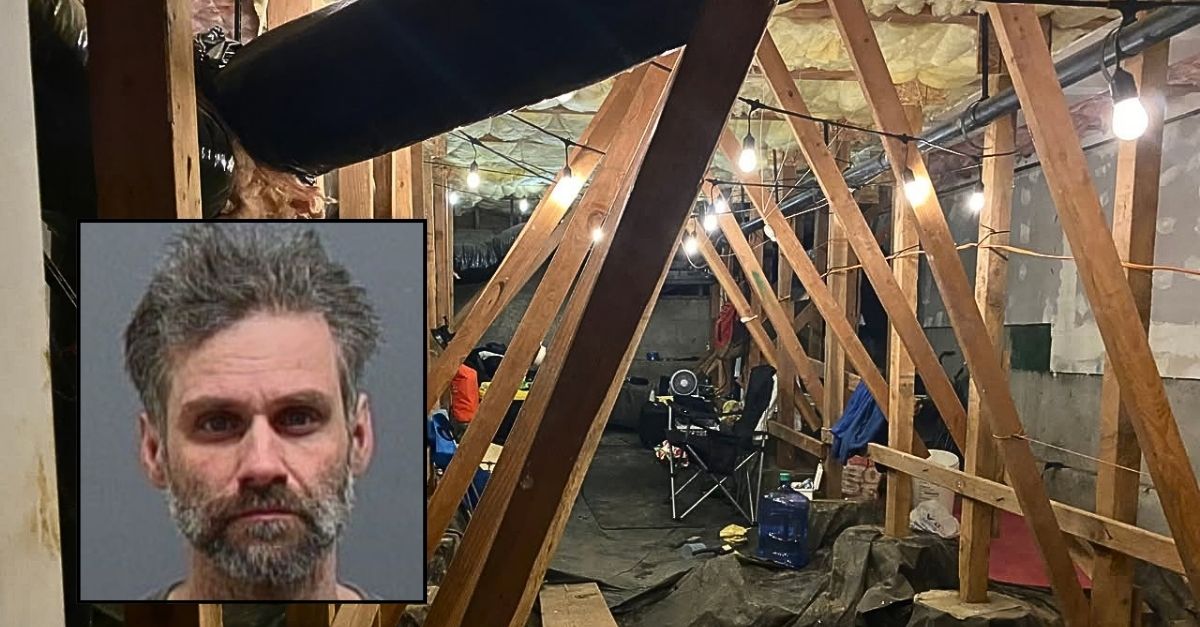 'Heard strange noises': Man secretly lived in crawl space of family's townhome for months with a cache of knives and built his own kitchen