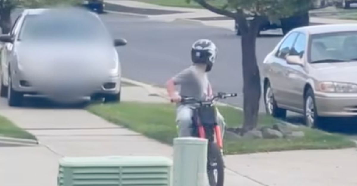 'She's trying to run': Woman speeds Ford Focus onto sidewalk chasing child on dirt bike before trying to break into man's home, deputies say