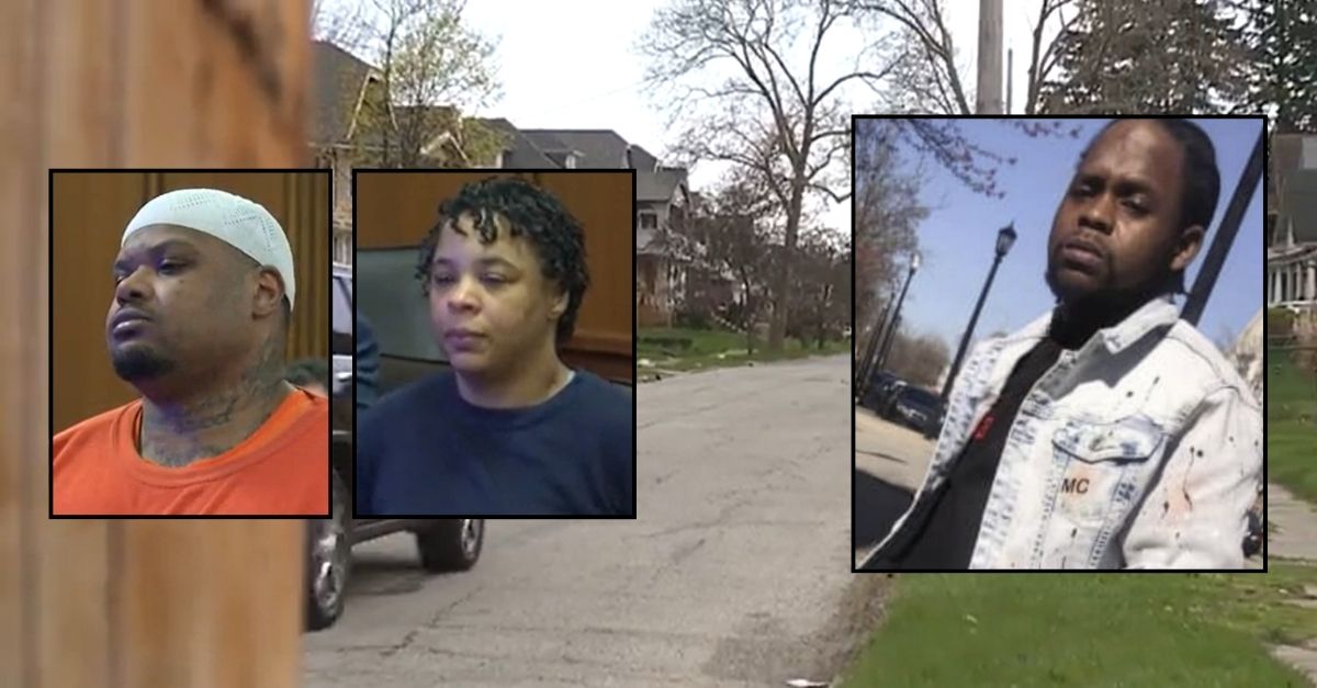 Couple ran over father of 5 after beating him in the head with a brick while he was protecting his son from them