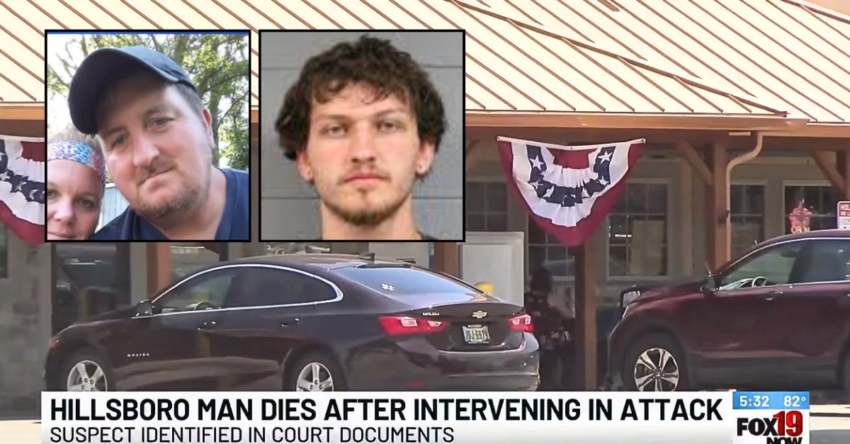 Father of 2 run over and 'dragged' after saving woman from being strangled by ex-boyfriend at gas station, who hopped in his F-150 and mowed the dad down: Police