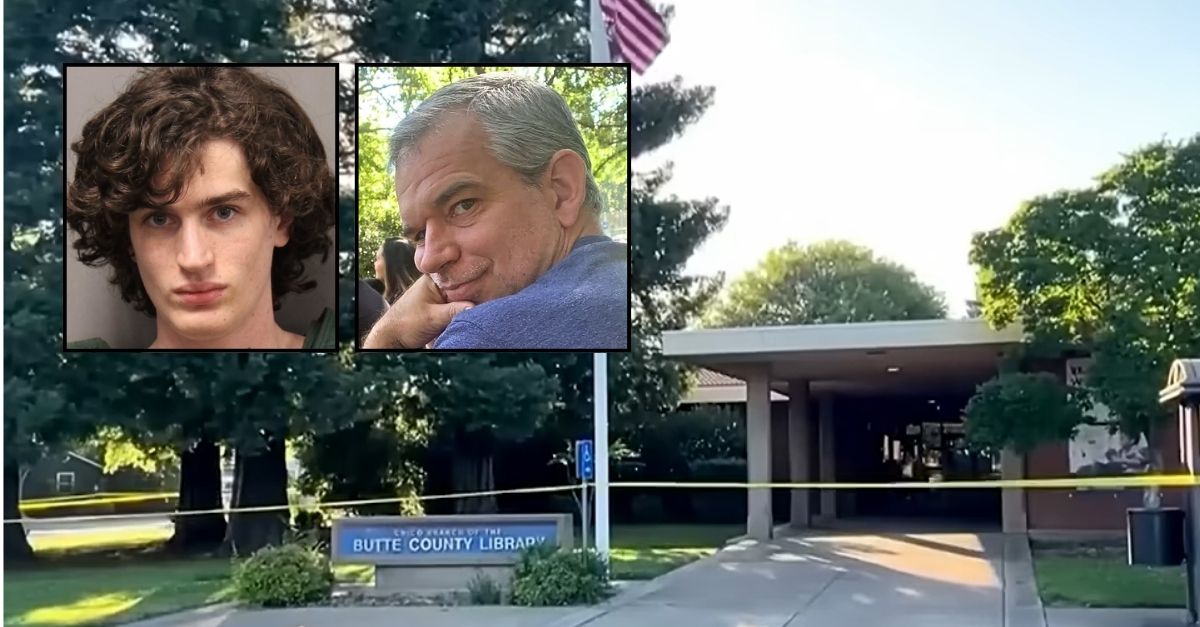 Teen wearing 'Natural Selection' shirt walks into library with a shotgun and starts blasting, killing 2 including man shielding little girl: Cops
