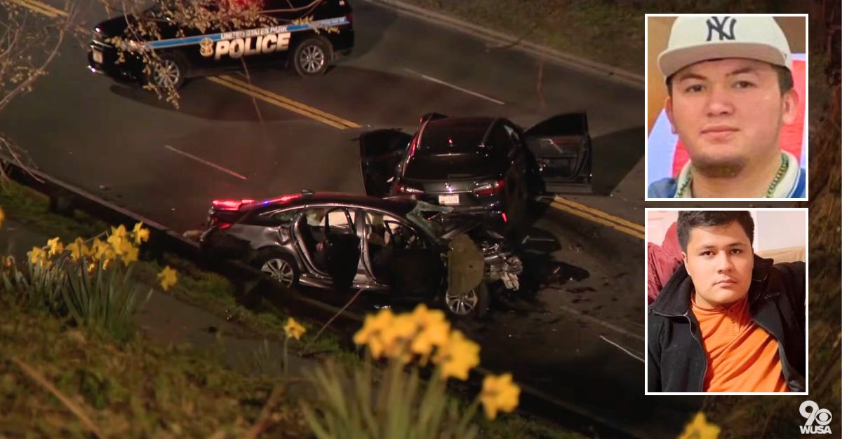 Men heading home after night out killed when woman fleeing traffic stop rams into them