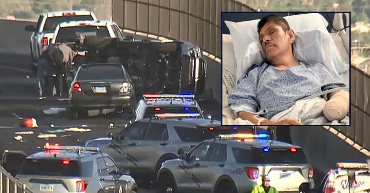 'Hardworking' dad on morning commute to painting job loses his hand in 'devastating' crash after drunk driver slammed into him on freeway ramp, family says