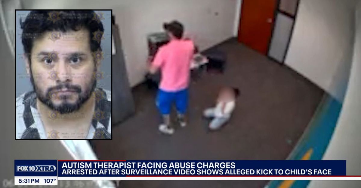 Behavioral therapist claimed he 'accidentally' kicked 5-year-old with autism in the head, but video showed otherwise: Police