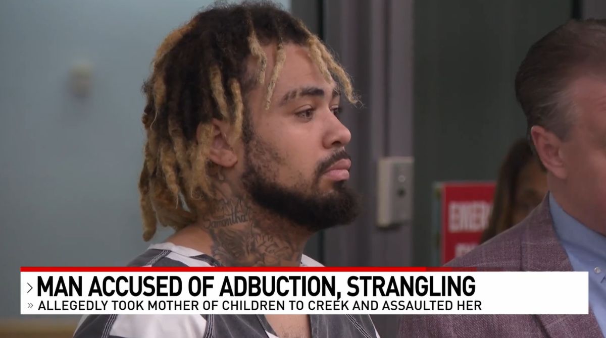 'Nobody will hear you': Man forced mother of his 2 kids into vehicle and took her to a creek to strangle her, prosecutors say