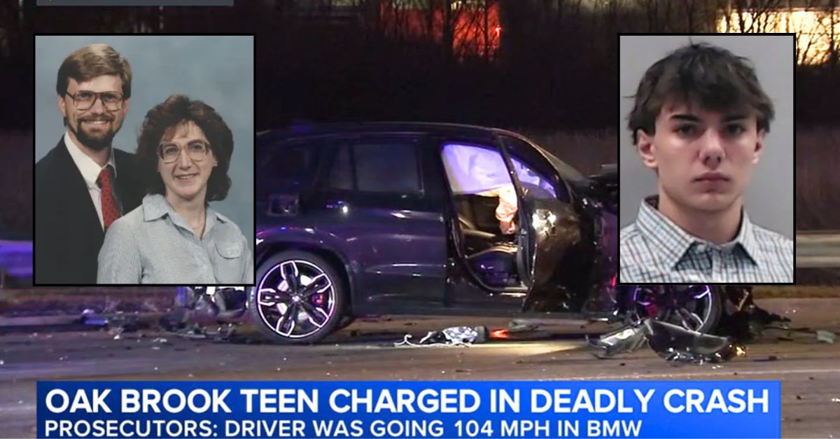 Teen was doing 104 mph in his BMW before plowing into couple and killing them: DA