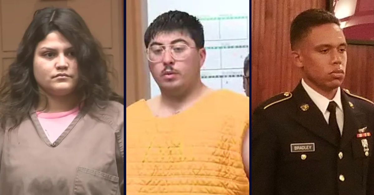 Woman, soldier fiancee killed her boyfriend over 'inappropriate pictures', wrapped body in ratchet straps and left toddler home to ditch remains: Cops