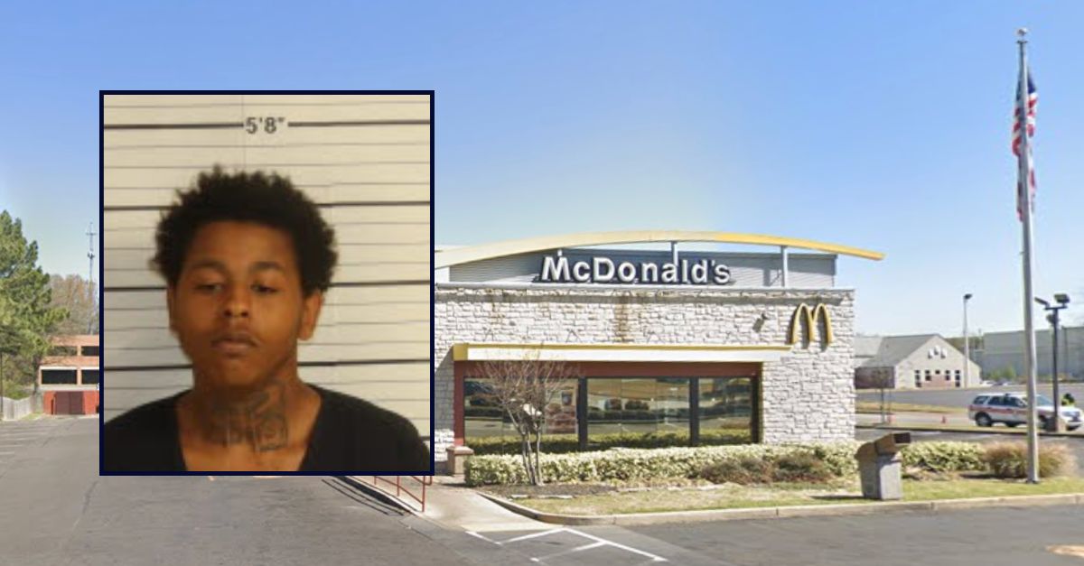 Man tried to run over woman holding 1-year-old in McDonald's drive-thru, police say