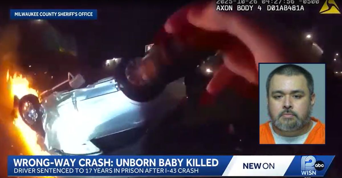 Man kills unborn baby robbing woman's 'chance to be a mother' in fiery wrong way crash