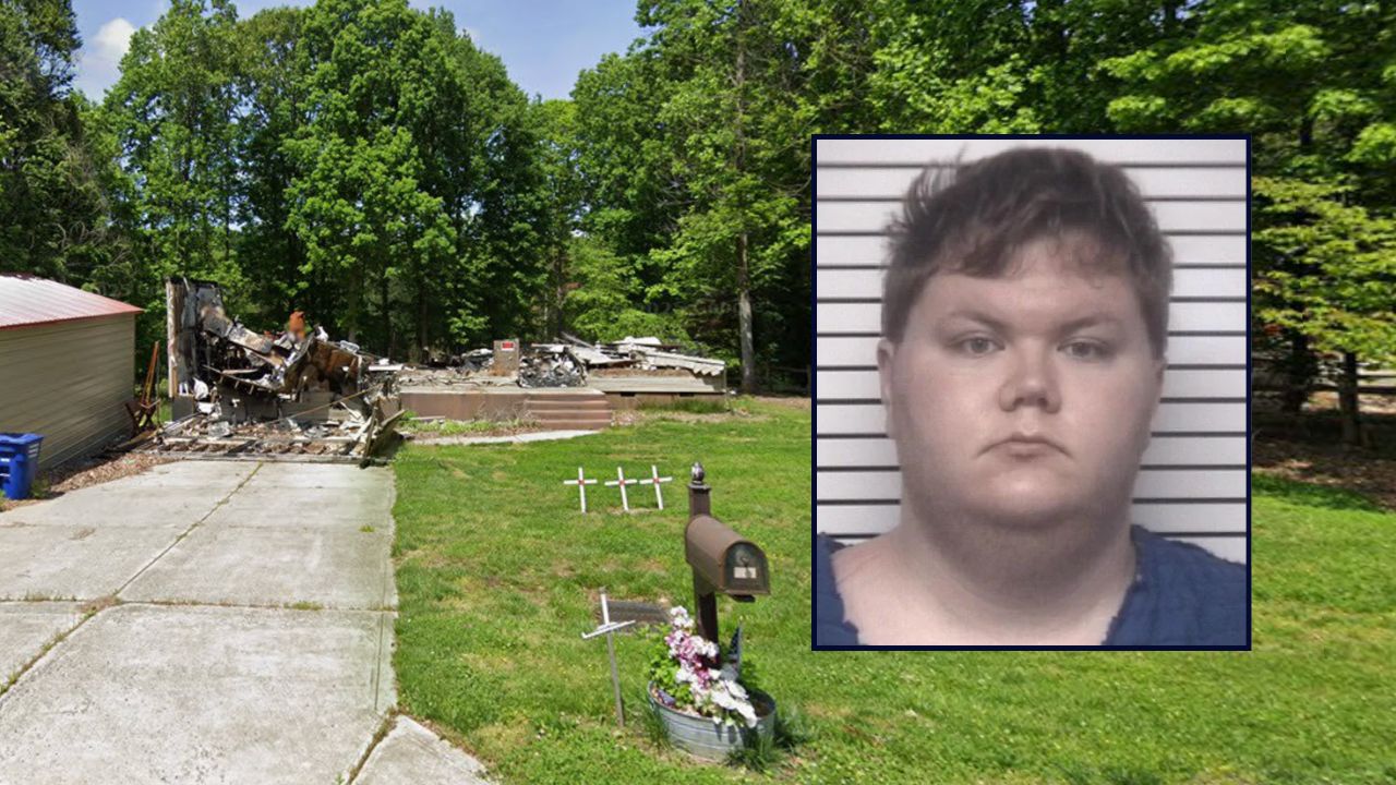 Man convicted of killing parents and brother before burning house down and using their money to buy gift cards