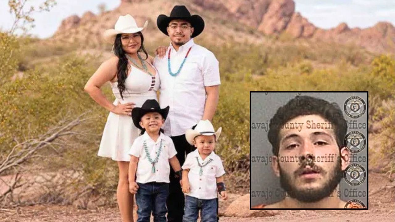 High school sweethearts and their 2 little boys get wiped out by pickup driver who hit them head-on after dozing off, months after couple tied the knot: Cops