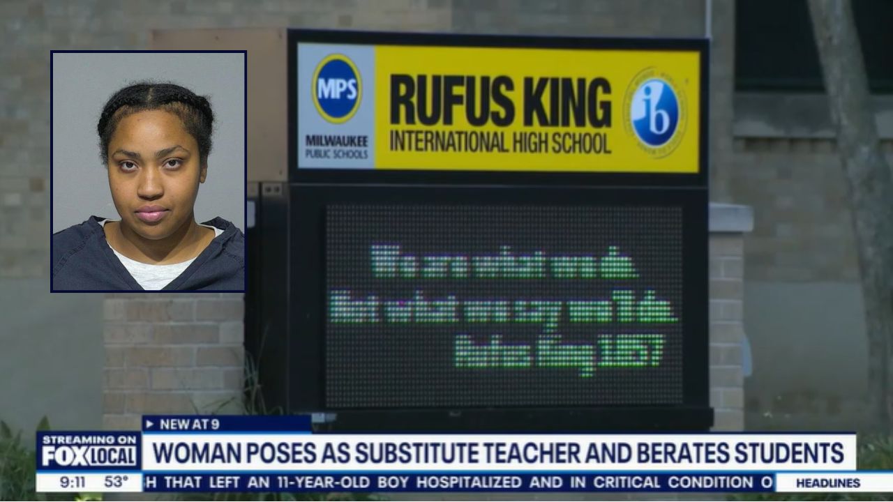 Woman who walked into high school to pose as substitute teacher tells investigators she was just 'bored' and wanted to 'f— around': Cops